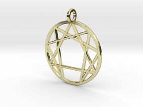 Holy Mountain Pendant in 18K Gold Plated