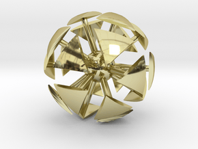 ExplodingSoccerBall in 18K Gold Plated