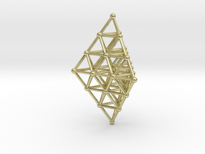 Pyramid Pendant in 18K Gold Plated