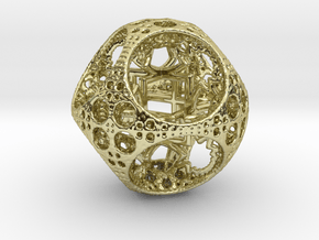 Apollonian Spherocube in 18K Gold Plated