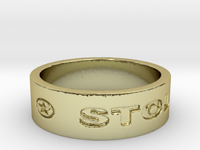 57 STOLEN V1 Ring Size 7 in 18K Gold Plated