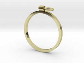 Horse Tie Ring - Sz. 9 in 18K Gold Plated