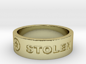 58 STOLEN V2 Ring Size 7 in 18K Gold Plated