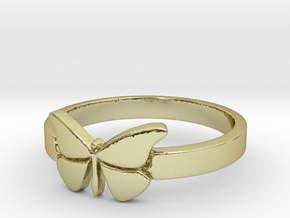 Butterfly (small) Ring Size 7 in 18K Gold Plated