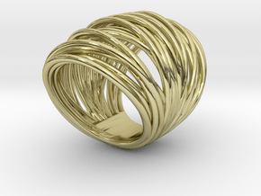 38mm Wide Wrap Size 5  in 18K Gold Plated