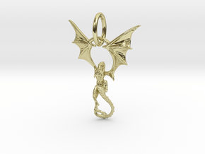 Dragon pendant # 6 in 18K Gold Plated