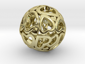 Heartball 20mm in 18K Gold Plated