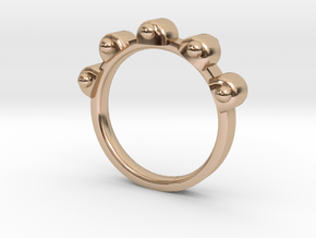 Jester Ring - Sz. 10 in 14k Rose Gold Plated Brass
