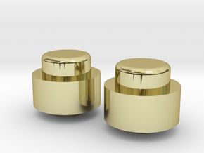 Adjustment Buttons - Metal in 18K Gold Plated