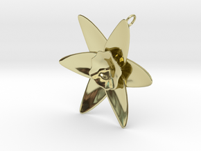Daffodil Pendant in 18K Gold Plated