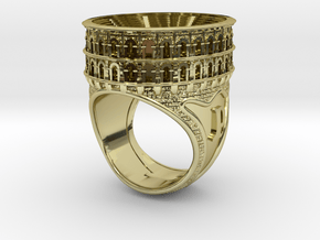 Bague Arènes de Nîmes JP - colosseum ring in 18K Gold Plated