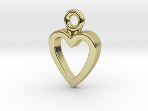 Heart Charm / Pendant / Trinket in 18K Gold Plated