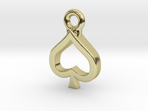 Spade Charm / Pendant / Trinket in 18K Gold Plated