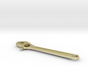Crescent Wrench in 18K Gold Plated