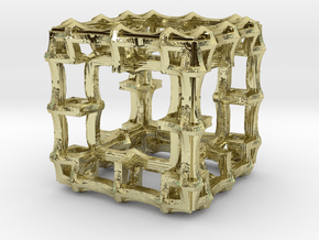Fractal Cubic HF8 in 18K Gold Plated