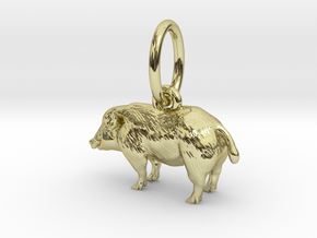 Hog pendant in 18K Gold Plated