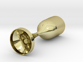 Converging Diverging Nozzle in 18K Gold Plated