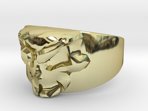 Skull Ring Size 11 in 18K Gold Plated