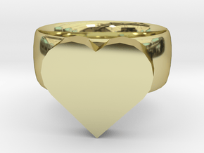 Heart Ring in 18K Gold Plated