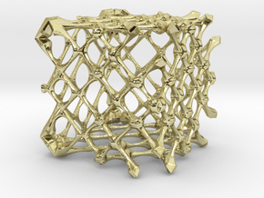 Fractal Box RF3 Big 80mm in 18K Gold Plated