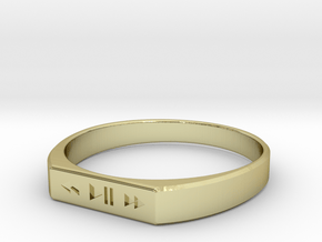 Ring Play in 18K Gold Plated