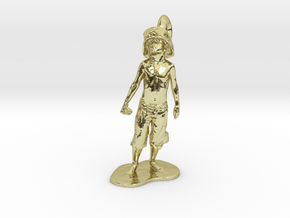 Boy Soldier Pendant in 18K Gold Plated