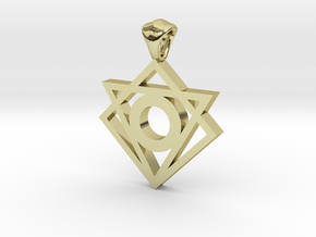 Iconic Symbol Pendant in 18K Gold Plated