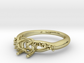 AB052 Eng. Ring in 18K Gold Plated