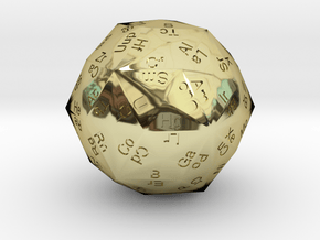 Periodic Die in 18K Gold Plated