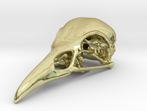 Bird Skull Pendant/Bead in 18K Gold Plated