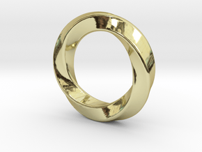 Pendant Ring Whirl in 18K Gold Plated