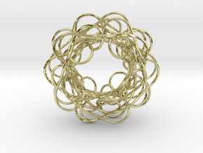Complex Knot in 18K Gold Plated