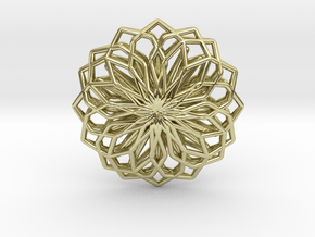 A-LINE Lotus, Pendant in 18K Gold Plated