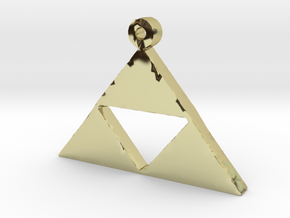 Triforce Pendent  in 18K Gold Plated