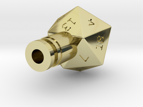 D20 Drip Tip in 18K Gold Plated