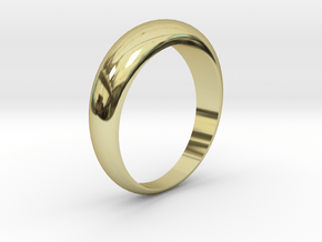 Simple Ring - Size 6,5 (Usa) in 18K Gold Plated
