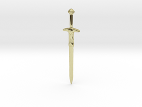 Minecraft Diamond Sword in 18K Gold Plated