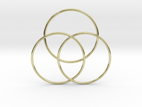 Trinity Circles in 18K Gold Plated