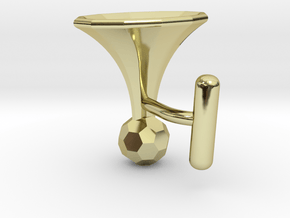 Onglehonk - left cufflink in 18K Gold Plated