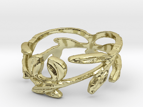 Branches3 Ring Size 8.5 in 18K Gold Plated