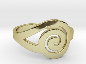 Spiral(R)ing in 18K Gold Plated