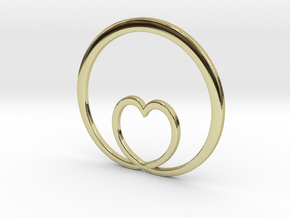 Encircling Love Pendant in 18K Gold Plated