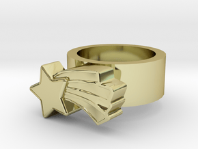 123d Design Ring in 18K Gold Plated
