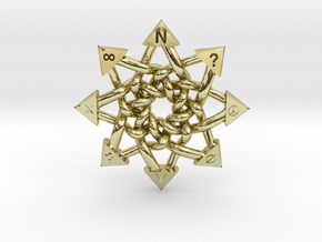 Celtic Chaos Pendant in 18K Gold Plated