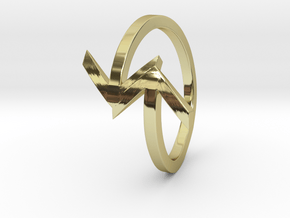 Arrow Ring (Size 7) in 18K Gold Plated