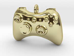 Xbox 360 Controller Pendant (Large) in 18K Gold Plated