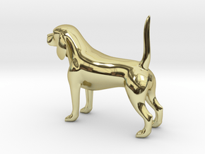 Beagle in 18K Gold Plated