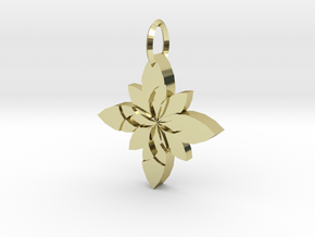 Sacret Flower geometry in 18K Gold Plated