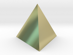 Tetrahedron (small) in 18K Gold Plated