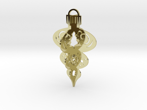 3-Tiered 3D Ornament in 18K Gold Plated
